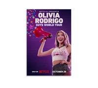 Olivia Poster Rodrigo Music Vintage Posters for Room Aesthetic Canvas Wall Art Bedroom Decor12x18inch(30x45cm)