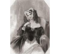 Olivia. Principal female character from Shakespeare's play Twelfth Night. From Shakespeare Gallery published c.1840. Poster Print by Ken Welsh (12 x 16)