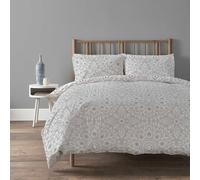 Olivia Rocco Alhambra Duvet Cover Set Easy Care Quilt Bedding Sets with Pillow Cases Cotton Rich Printed Soft Bed linen, Alhambra Natural Double