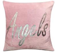 Olivia Rocco Angel Wings Teddy Duvet Cover Set Soft Thermal Quilt Sets Warm Cosy Snug Bedding Cushion Blush Pink