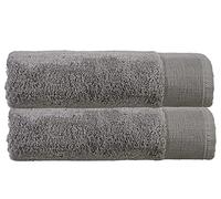 Olivia Rocco Bamboo Towel Bale Set Towels Super Soft Highly Absorbent Hand Bath Towel Quick Dry Towels Bath Sheets For Bathroom Home Hotel, 2 Bath Sheet Grey
