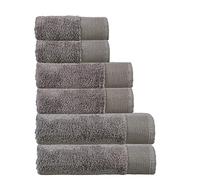 Olivia Rocco Bamboo Towel Bale Set Towels Super Soft Highly Absorbent Hand Bath Towel Quick Dry Towels Bath Sheets For Bathroom Home Hotel, 2 Bath, 2 Hand and 2 Bath Sheets Grey