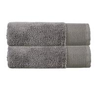 Olivia Rocco Bamboo Towel Bale Set Towels Super Soft Highly Absorbent Hand Bath Towel Quick Dry Towels Bath Sheets For Bathroom Home Hotel, 2 Bath Towels Grey