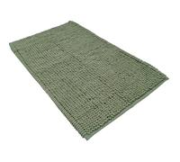 Olivia Rocco Bath Mat Plain Super Soft Deep Pile Heavy Weight Micro Bobble Bathmat Bathroom Shower Mat, 50 x 80 cm, Sage Green