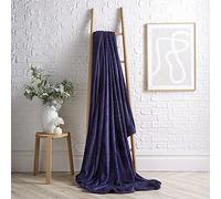 Olivia Rocco Cloud Throws Super Soft Blanket Waffle Honeycomb Throw Sofa Bed Fleece Blankets, 150x200 Navy
