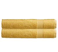 Olivia Rocco Egyptian Cotton Towels Home Bathroom Towel Set Bale Fade Resistant 500gsm Home Collection Bales Bath Sets, 2 Bath Sheets Ochre