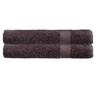 Olivia Rocco Egyptian Cotton Towels Home Bathroom Towel Set Bale Fade Resistant 700gsm Luxe Collection Bales Bath Sets, 2 Jumbo Bath Sheeets Charcoal