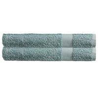 Olivia Rocco Egyptian Cotton Towels Home Bathroom Towel Set Bale Fade Resistant 700gsm Luxe Collection Bales Bath Sets, 2 Jumbo Bath Sheeets Duck egg