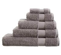 Olivia Rocco Egyptian Cotton Towels, Luxe Collection Towel 700 GSM, 4 Pack Face Cloths Silver