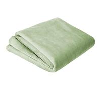 Olivia Rocco Flannel Fleece Throw Blanket Super Soft Warm Fluffy for Bed Sofa Couch Chair Lightweight and Cozy Solid Design, 150 x 200 cm Sage Green