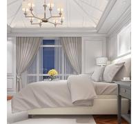 OLIVIA ROCCO Flannelette Fitted Sheets Super Soft Brushed Cotton Bed Sheet Thermal Warm Cosy Breathable Hypoallergenic Extra Deep Luxury Bedding, WHITE/NATURAL KING