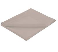 Olivia Rocco Flat Sheets, Easy Care Polycotton Full Bed Sheet, Double Natural