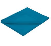 Olivia Rocco Flat Sheets, Easy Care Polycotton Full Bed Sheet, King Teal