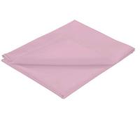 Olivia Rocco Flat Sheets, Easy Care Polycotton Full Bed Sheet, Single Light Pink