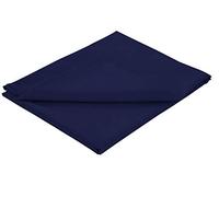 Olivia Rocco Flat Sheets, Easy Care Polycotton Full Bed Sheet, Single Navy