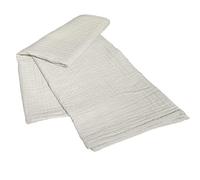 Olivia Rocco Hilton Throw Blanket Reversible Quilted Design Lightweight Super Soft Warm 100% Cotton Easy Care Sofa Couch Chair & Bed Overthrow 130x170cm, Natural