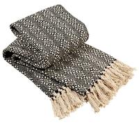 Olivia Rocco Home Throws Eco Friendly Super Soft Recycled Cotton Throw Blanket Comfortable Sustainable Perfect for Your Sofa Bed or Chair Lightweight, Casablanca 228x254 cm