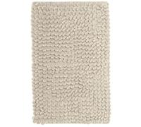 Olivia Rocco Jumbo Loop Bath Mat Non Slip Water Absorbent Rug for Shower & Toilet Large Size Floor Mats Wet Areas Quick Drying, Natural