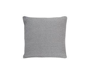 Olivia Rocco Lisbon Cushion Cover Square Throw Pillow Case, sofa cushion covers, Pillow Cases for Living Room, Sofa, Patio, Couch, Tent, Balcony, Home & Hotel, 43 x 43 cm Silver
