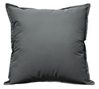 Olivia Rocco Outdoor Cushion Waterproof Garden Scatter Cushions Pad Filled Sqaure Decorative Seat Bench, 60 x 60 cm Charcoal