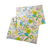 Olivia Rocco Sloth Duvet Cover Set - Pink Duvet, Quilt, Fitted Sheet, Pillow Case - Kids Bedding Set - Soft, Easy Care - Children's Bedding Cover - Quilt Bed Cover (Curtains 66" x 72")