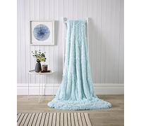 Olivia Rocco Snuggle Blanket Throw Super Soft Fleece Fluffy Snug Large Blankets Throws, Duck egg 150 x 200 cm