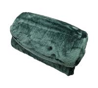 Olivia Rocco Soft Velvet Touch Throw Blankets Extra Large Sofa Bed Blanket Raschel Throws, 150 x 200 cm Emerald Green