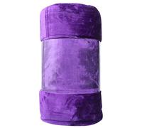 Olivia Rocco Soft Velvet Touch Throw Blankets Extra Large Sofa Bed Blanket Raschel Throws, 200x240cm Purple