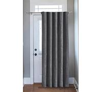 Olivia Rocco Teddy Curtains Eyelet Curtains Thermal Ring Top Curtain Pair Window Treatment Living Room Bedroom, Door Curtain (60" x 84")