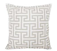Olivia Rocco Waterproof Cushion Covers 43 x 43 cm Reversible Breathable Decorative Cover for Indoor & Outdoor Use Patio Garden Sofa Bed Chair, (Milano Natural)