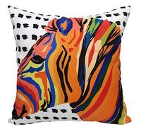 Olivia Rocco Waterproof Cushion Covers 43 x 43 cm Reversible Breathable Decorative Cover for Indoor & Outdoor Use Patio Garden Sofa Bed Chair, Kampala Orange