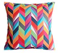 Olivia Rocco Waterproof Cushions Outdoor Indoor Hollowfibre Filled & Breathable Decorative Cushion 43 x 43 cm for Patio Garden Bench Sofa Furniture Living Room Bed Chair Scatter, (California Multi)