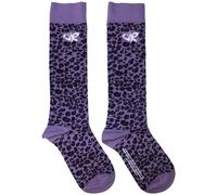 Olivia Rodrigo Men's Leopard Print Ankle Socks in Purple | Size: 4-7 Olivia Rodrigo Purple 4-7