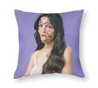 Olivia Rodrigo Music Pillowcase Throw Pillow Case Decorative Pillow Covers 12x12in(30x30cm) Square Cushion Case for Living Room, Bedroom, Sofa, Cars