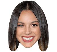 Olivia Rodrigo (Smile) Celebrity Mask, Flat Card Face, Fancy Dress Mask