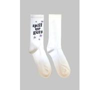 Olivia Rodrigo Spill Your Guts Ankle Socks in White Olivia Rodrigo White One Size