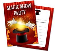 Olivia Samuel 20 x Magic Party Invitations from A6 Postcard Size with envelopes