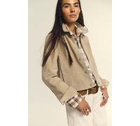 Olivia Suede Jacket at Free People in Rainy Days, Size: Medium - female