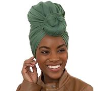 Olivia Sylx Head Wraps for Black Women - African Hair Wrap & Hair Scarf - Jersey Hair Turbans for Women - Soft & Breathable Headwrap