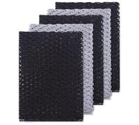 Olivia tree 5PCS Monotone Dish Washing Net Cloths, Dish mesh net,Scourer, Quick Dry, Perfect Scrubber for Washing Dishes 11 inch x11 inch Dish scubber