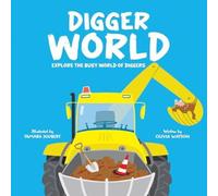 Olivia Watson Digger World Hardback Book in White Olivia Watson White