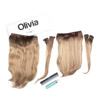Olivia X Easilocks Straight Collection (Various Options) - Biscuit Balayage