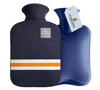 OliviaLiving Hot Water Bag Hot Water Bottle 2 Liter Heat Up and Refreezable Hot Cold Pack with Classic Striped Cover for Pain Relief Hot Cold Therapy