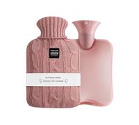 OliviaLiving Hot Water Bag Hot Water Bottle 2 Liters Heat Up and Refreezable Hot Cold Pack with Knit Cover for Pain Relief Hot Cold Therapy
