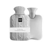 OliviaLiving Hot Water Bag Hot Water Bottle 2 Liters Heat Up and Refreezable Hot Cold Pack with Knit Cover for Pain Relief Hot Cold Therapy