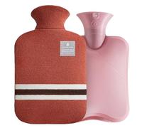 OliviaLiving Hot Water Bag Warmer Set Heat Up and Refreezable Hot Cold Pack with Classic Striped for Pain Relief Hot Cold Therapy, Capacity: 2000ML