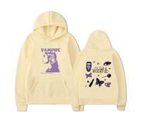 OliviaRodrigo Hoodie 3D Print Fashion Casual Pullover Sweatshirt,Khaki-S