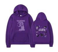 OliviaRodrigo Merch Hoodie Fashion Long Sleeve Sweatshirt,Purple-XXL