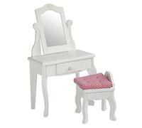 Olivia's Little World 18" Doll Furniture Wooden Dressing Table Vanity Table Set TD-0207A