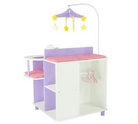 Olivia's Little World Pink Purple Baby Doll Changing Table Nursery